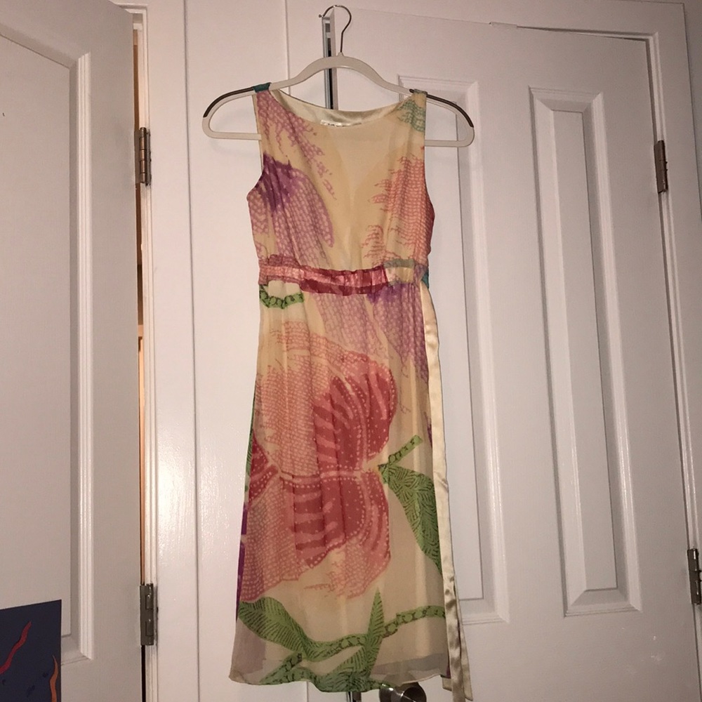 Diane Von Furstenberg Floral Silk Dress